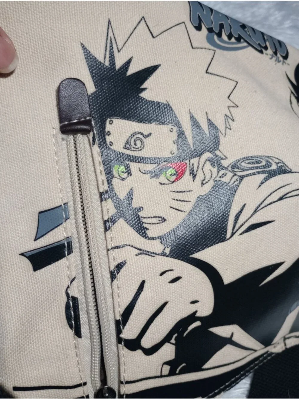 Naruto Canvas Messenger Bag Excellent Used Great Condition